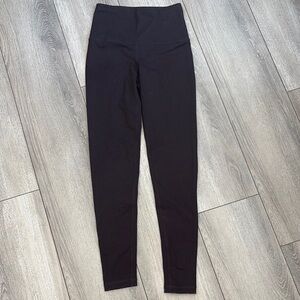 Athletic Works Black Full-Length Leggings with Stretchy Fabric